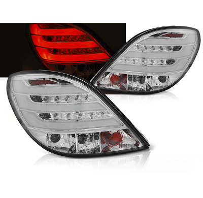 Pilotos Traseros Peugeot 207 3d/5d 05.06-06.09 Chrome Led Bar