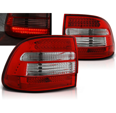 Pilotos Traseros Led Porsche Cayenne 02-06 Rojo/Blanco Led