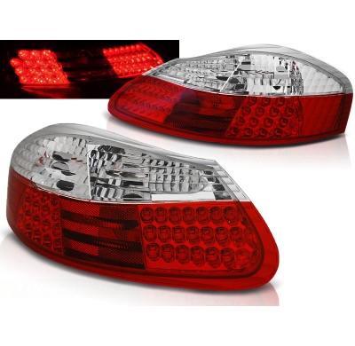 Pilotos Traseros Led Porsche Boxster 96-04 Rojo/Blanco Led