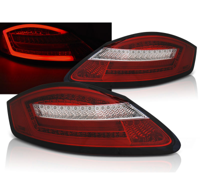 Pilotos Led Porsche Boxster 987 / Cayman 05-08 Rojo Blanco Con Intermitentes Dinamicos