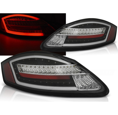 Pilotos Led Porsche Boxster / Cayman 987 05-08 Negro Con Intermitentes Dinamicos