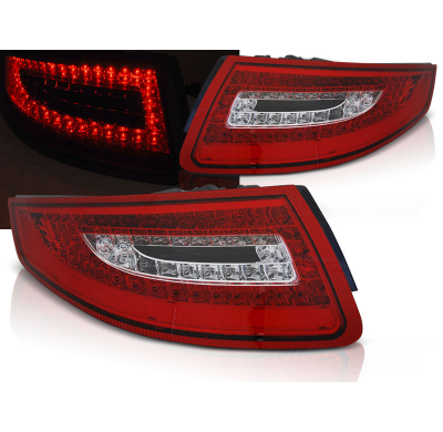 Pilotos Traseros Led Porsche 911 997 04-09 Rojo Blanco  Led