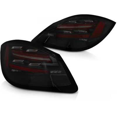 Pilotos Traseros Porsche Boxster / Cayman 987 09-12 Led Bar Black-Smoke Intermitentes Dinamicos