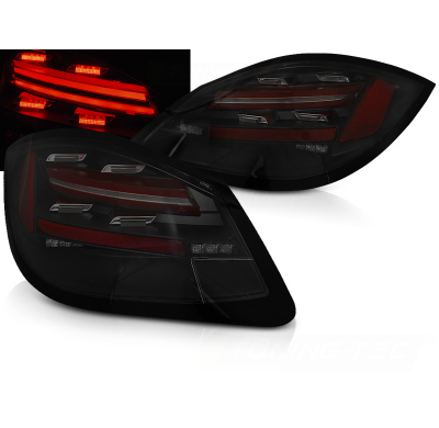 Pilotos Traseros Porsche Boxster / Cayman 987 09-12 Led Bar Black-Smoke Intermitentes Dinamicos