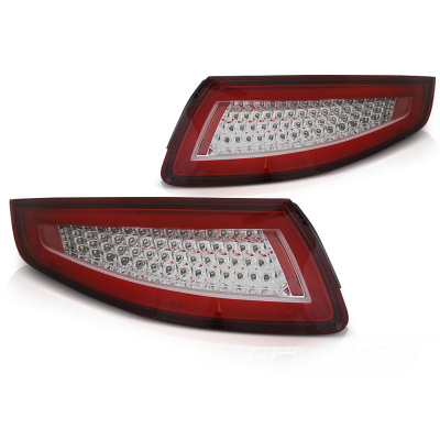 Pilotos Traseros Porsche 911 997 04-09 Red White Intermitentes Dinamicos Led Bar