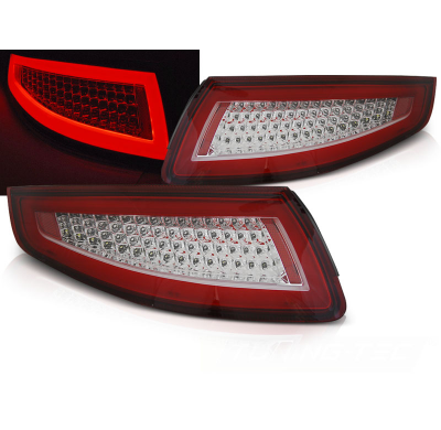 Pilotos Traseros Porsche 911 997 04-09 Red White Intermitentes Dinamicos Led Bar