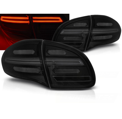 Pilotos Traseros Porsche Cayenne 10-15 Black Smoke Intermitentes Dinamicos