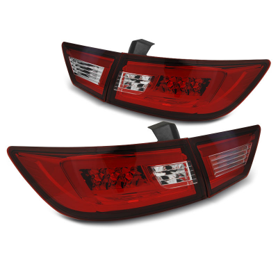 Pilotos Traseros Led Renault Clio Iv 13- Hatchback Led Bar Rojo/Blanco