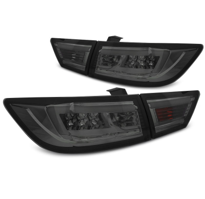 Pilotos Traseros Led Renault Clio Iv 13- Hatchback Led Bar Ahumado
