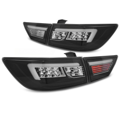 Pilotos Traseros Led Renault Clio Iv 13- Hatchback Led Bar Negro