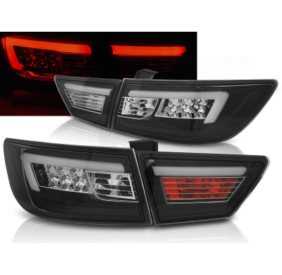Pilotos Traseros Led Renault Clio Iv 13- Hatchback Led Bar Negro