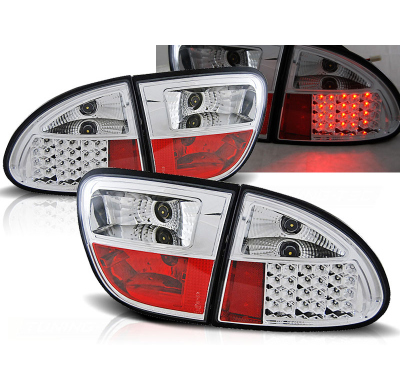 Pilotos Traseros Led Seat Leon 04.99-08.04 Cromado Led