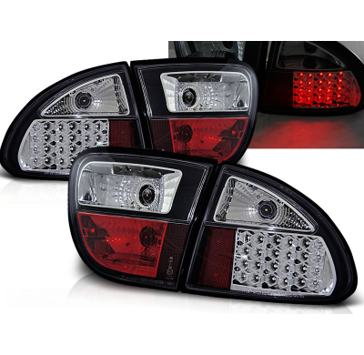 Pilotos Traseros Led Seat Leon 04.99-08.04 Negro Led