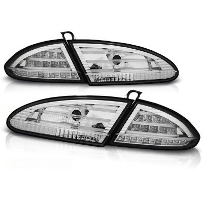 Pilotos Traseros Led Seat Leon 06.05-09 Cromado Led
