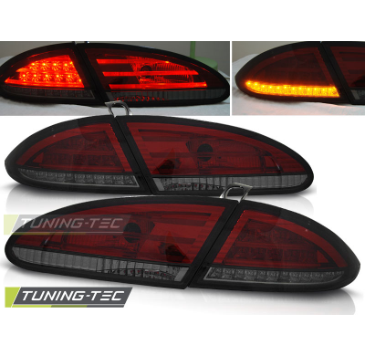 Pilotos Traseros Led Seat Leon 06.05-09 Rojo Ahumado Led