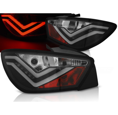 Pilotos Traseros Led Seat Ibiza 6j 3d 06.08-12 Negro Led Bar