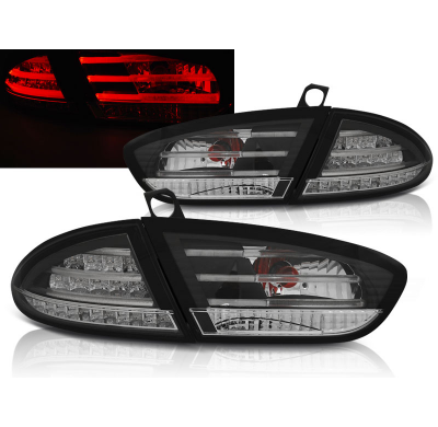 Pilotos Traseros Led Seat Leon 03.09-13 Negro Led