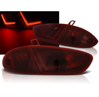 Pilotos Traseros Led Seat Leon 03.09-12 Red Smoke Led Bar
