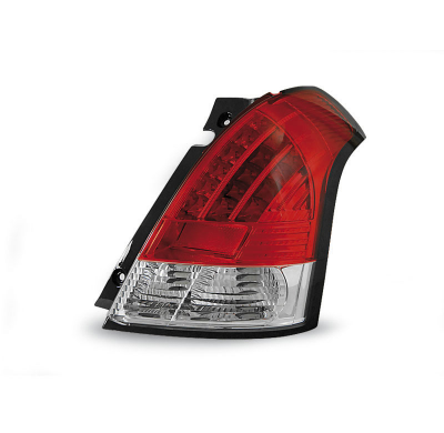 Pilotos Traseros Led Suzuki Swift 05.05-10 Rojo/Blanco Led