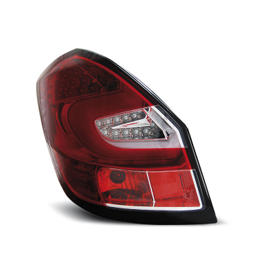 Pilotos Traseros Led Skoda Fabia Ii 07-06.14  Rojo/Blanco Led Bar