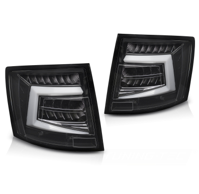 PILOTOS TRASEROS LED NEGRAS PARA SKODA OCTAVIA III 12-16 SW OEM LED