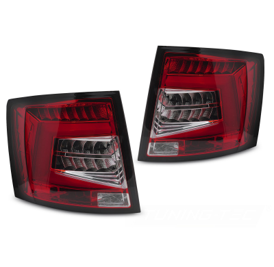 PILOTOS TRASEROS LED ROJAS Y BLANCAS PARA SKODA OCTAVIA III 12-16 SW OEM LED
