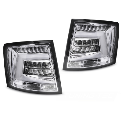PILOTOS TRASEROS LED CROMADAS PARA SKODA OCTAVIA III 16-20 SW OEM LED