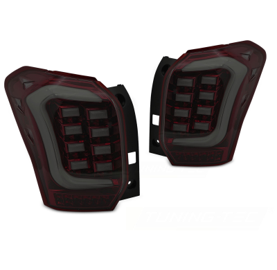PILOTOS TRASEROS LED DE COLOR ROJO AHUMADO PARA SUBARU FORESTER IV 13-18