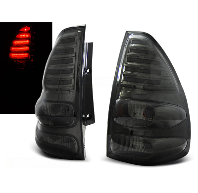 Pilotos Traseros Led Toyota Land Cruiser 120 03-09 Ahumado Led