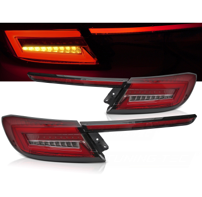 PILOTOS TRASEROS LED DE BARRA ROJAS Y BLANCAS INTERMITENTE DINAMICO para TOYOTA GR86 21-