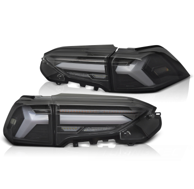 PILOTOS TRASEROS LED PARA TOYOTA RAV4 19- BARRA LED NEGRA