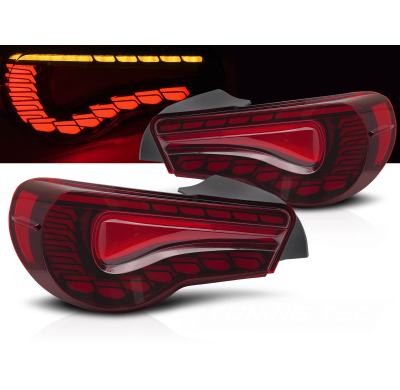 PILOTOS TRASEROS TOYOTA GT86 12-21 OLED ROJO