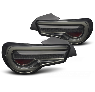 PILOTOS TRASEROS LED para Toyota GT86 12-21, color humo