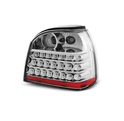 Pilotos Traseros Led Vw Golf 3 09.91-08.97 Cromado Led
