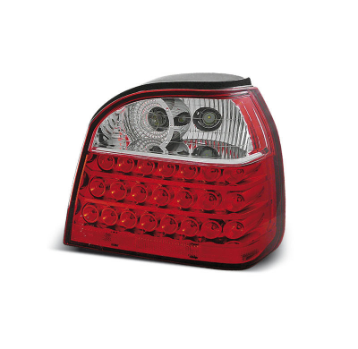Pilotos Traseros Led Vw Golf 3 09.91-08.97 Rojo/Blanco Led
