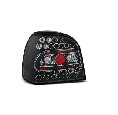 Pilotos Traseros Led Vw Golf 3 09.91-08.97 Negro Led