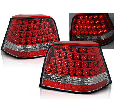 Pilotos Traseros Led Vw Golf 4 09.97-09.03 Red Led