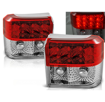 Pilotos Traseros Led Vw T4 90-03.03 Rojo/Blanco Led