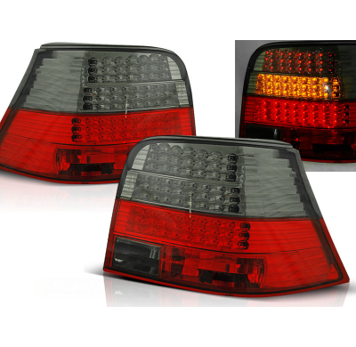 Pilotos Traseros Led Vw Golf 4 09.97-09.03 Rojo Ahumado Led