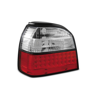 Pilotos Traseros Led Vw Golf 3 09.91-08.97 Rojo/Blanco Led
