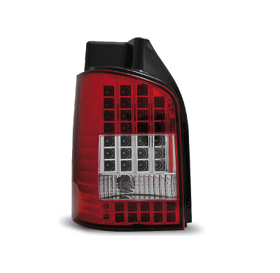 Pilotos Traseros Led Vw T5 04.03-09 Rojo/Blanco Led