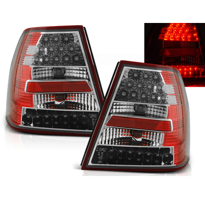 Pilotos Traseros Led Vw Bora 09.98-07.05 Rojo/Blanco Led