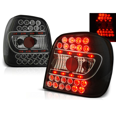 Pilotos Traseros Led Vw Polo 6n 10.94-09.99 Negro Led