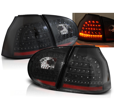 Pilotos Traseros Led Vw Golf 5 10.03-09 Negro Led