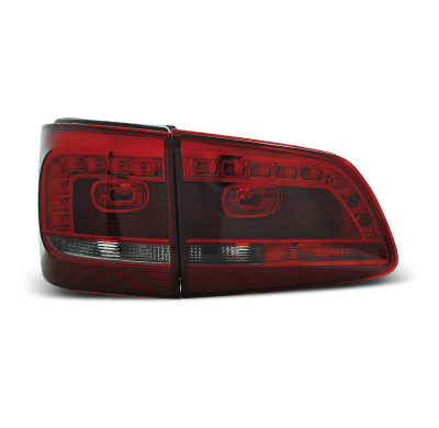 Pilotos Traseros Led Vw Touran 08.10- Rojo Ahumado Led