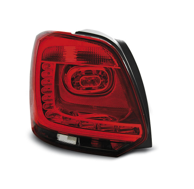 Pilotos Traseros Led Vw Polo 09-13 Rojo Ahumado Led