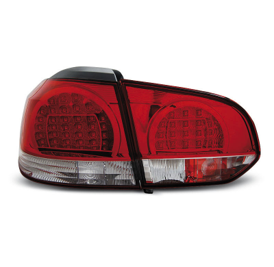 Pilotos Traseros Led Vw Golf 6 10.08-12  Rojo/Blanco Led