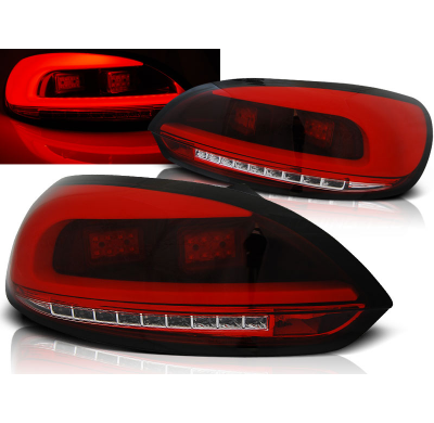 Pilotos Traseros Led Vw Scirocco Iii 08-04.14 Rojo/Blanco Led Bar