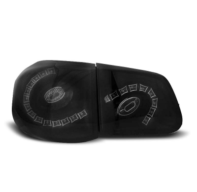 Pilotos Traseros Led Vw Tiguan 10.07-11 Ahumado Negro Led Bar