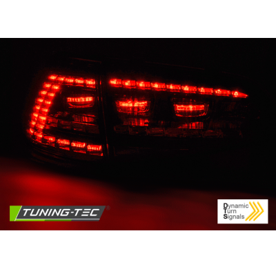 Pilotos Traseros Led Vw Golf 7 13-17 Rojo Blanco  Led Gti Look Intermitentes Dinamicos
